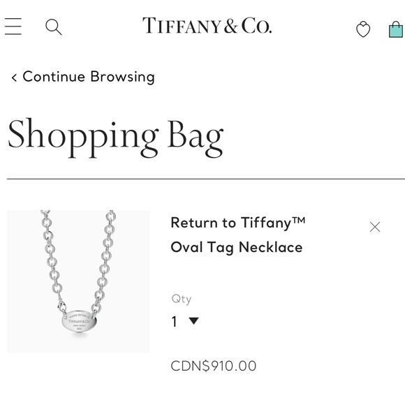 Return to Tiffany & Co. 925 Sterling Necklace Classic and Engravable - Picture 8 of 9